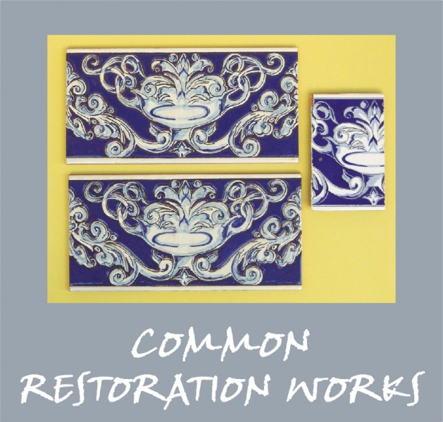 Common restoration Works tiles ceramic