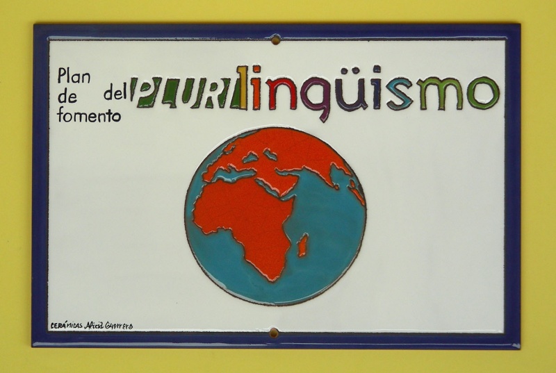 Signs with Ceramic glazed plaques and tiles for Schools