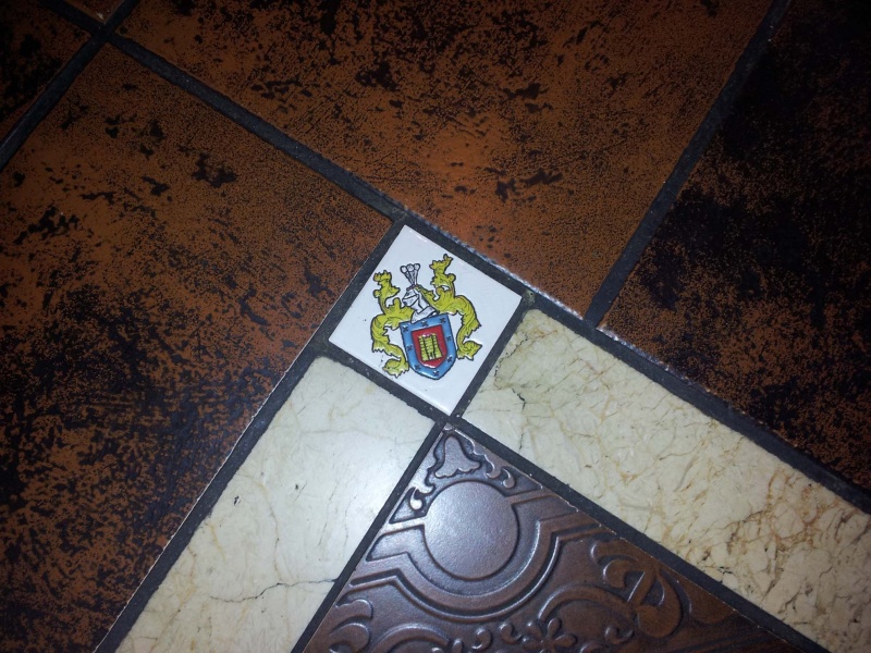 Ceramic tiles and plaques with Heraldic, Logotypes, Emblems