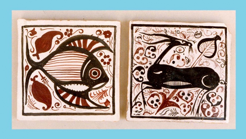  Decorative ceramic tiles and plaques handmade 