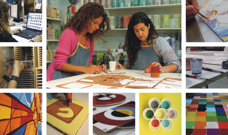 ceramic workshop tiles murals ceramic
